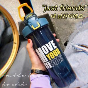 chiomino push button lid gym bottle