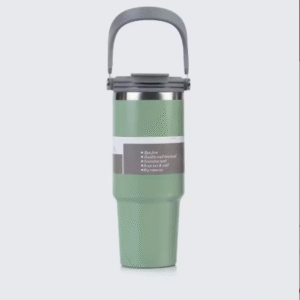 900ml insulated tumbler sipper with lid leak proof | stainless steel travel tumbler | cute sipper for hot & cold drinks